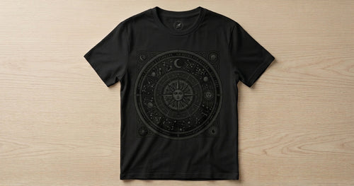 Camisa Mapa Celestial e Zodíaco