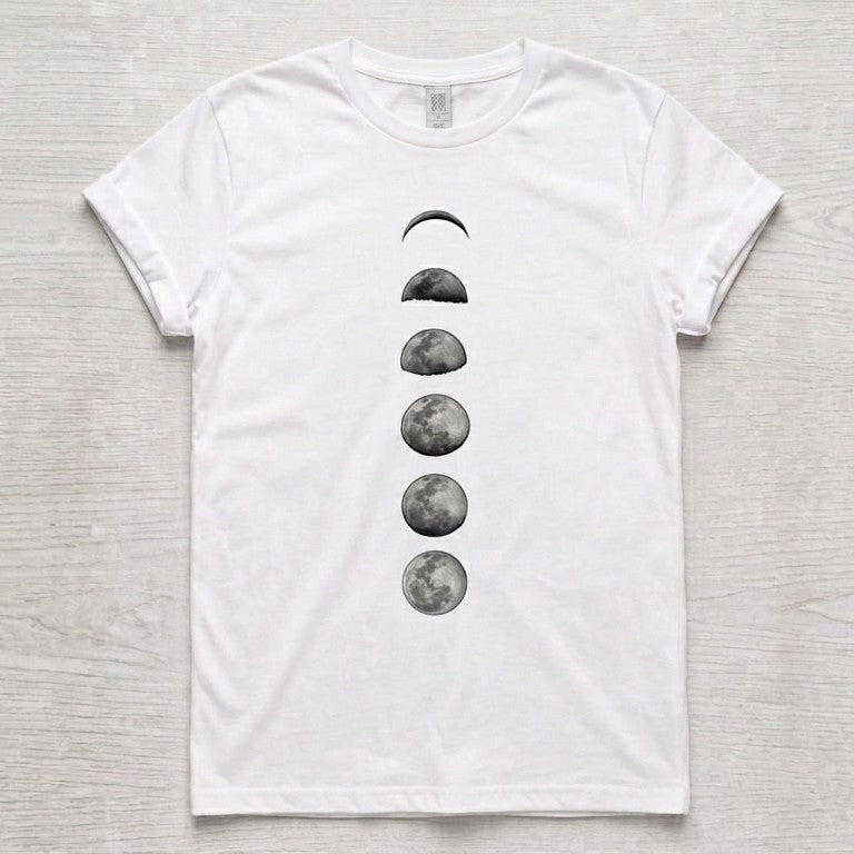 Camiseta Lua em fases